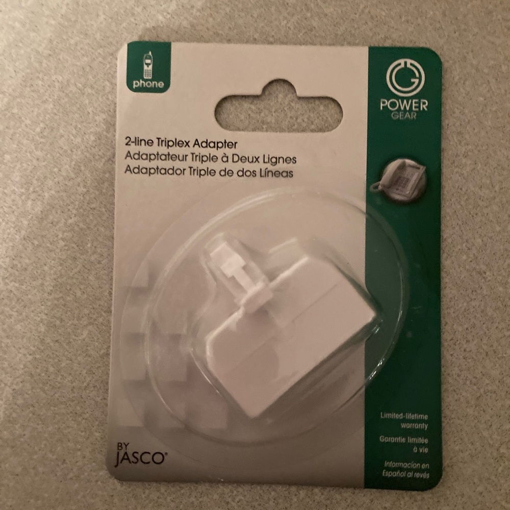 2 line triplex phone splitter